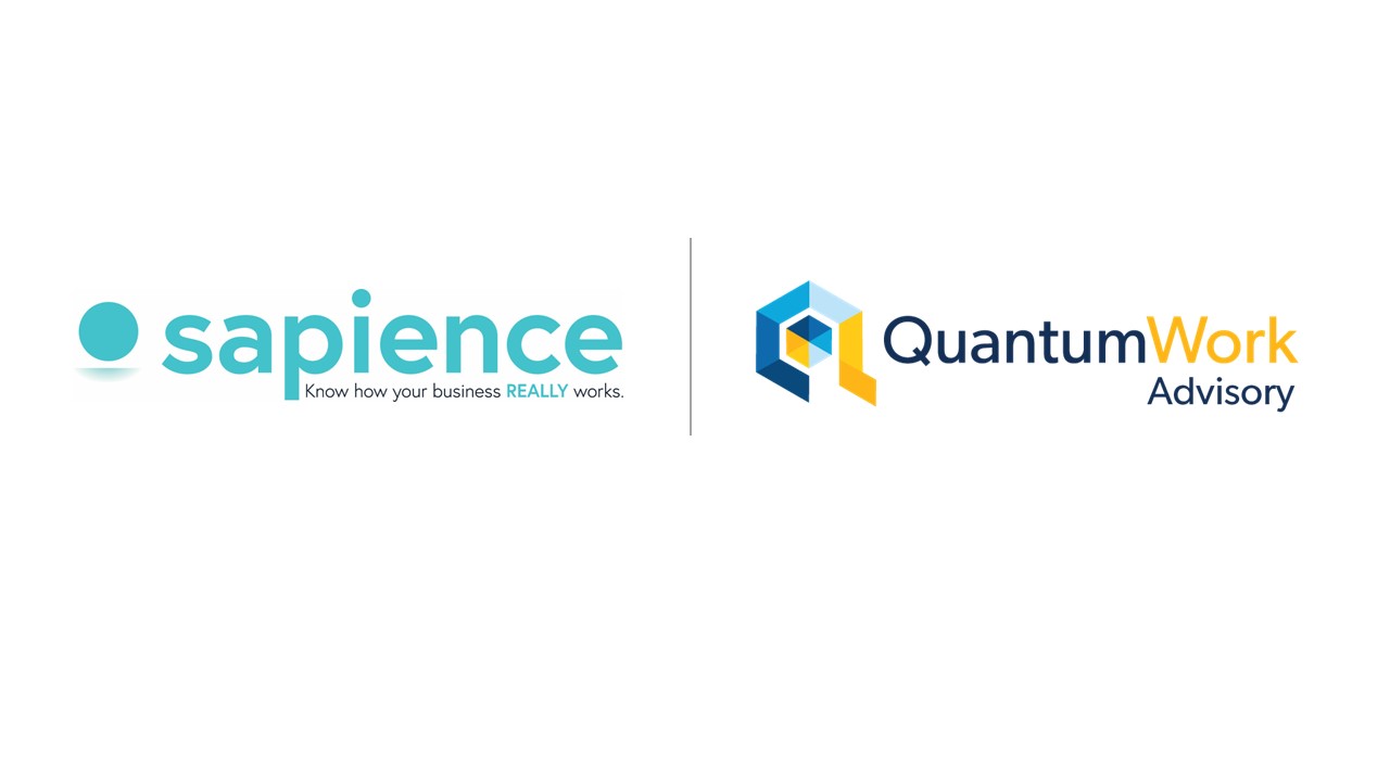 Sapience Analytics and QuantumWork Advisory logos